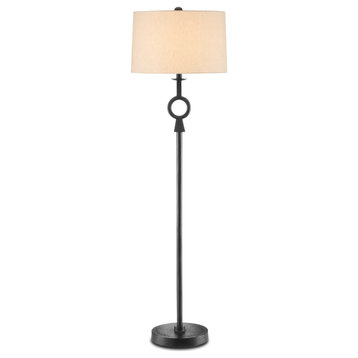 Germaine Black Floor Lamp