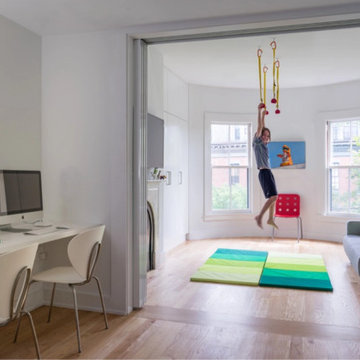 Rift & Quarter Sawn Oak Flooring, Kid's Play and Study Space