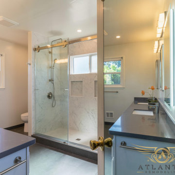 two bathrooms remodel