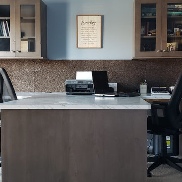 Showplace EVO Home Office in Rustic Alder Pierce Driftwood
