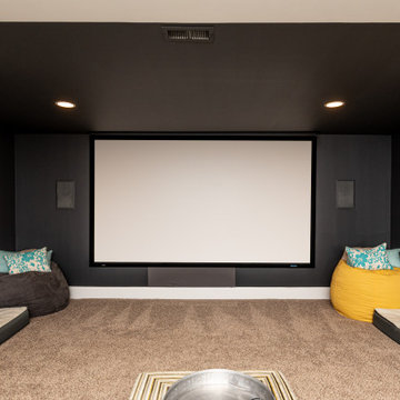 Luxury Finished Basement Remodel | Buckingham, PA
