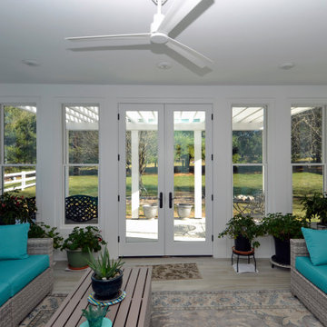 Porch, PatiReady to comfortably enjoy the view year round.o & Pergola Give Renew