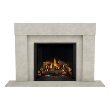Chicago Cast Stone Fireplace Mantel