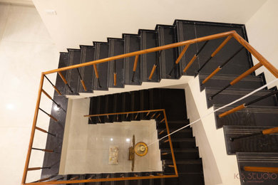 Staircase - modern staircase idea in Ahmedabad
