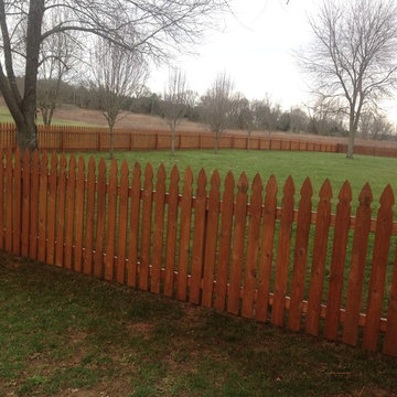 "Sierra" stain on this picket fence in Murfreesboro, TN