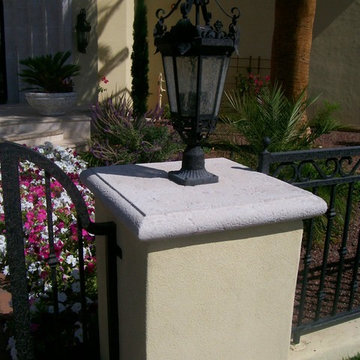 Ancient Stone Post Caps