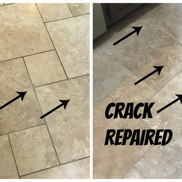 Travertine Cleaning, Polishing & Grout Color Seal Tempe, AZ