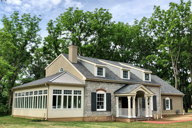 Inspiration for an exterior home remodel in Philadelphia