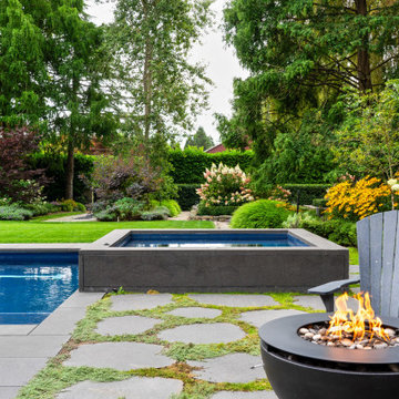 Modern Garden Lap Pool
