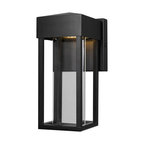 Bowie Integrated LED Matte Black Outdoor Indoor Wall Sconce