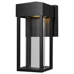 Globe Electric - Bowie Integrated LED Matte Black Outdoor Indoor Wall Sconce - The Bowie LED Integrated Outdoor Wall Sconce will blow you away with a super sleek design! A beveled glass panel and slim frame maximizes your outdoor living space and creates a trendy and modern area you will love to lounge in. The 9-inch size makes a huge impact without taking up too much valuable wall space so you can continue decorating your area. Plus the integrated LED saves you money in the long run. Simply put, the Bowie Wall Sconce is ideal for condo balconies, reading nooks, and micro living spaces - what more could you ask for?