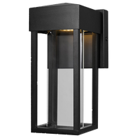 Bowie Integrated LED Matte Black Outdoor Indoor Wall Sconce