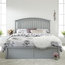 Madrid Wooden Ottoman Bed, Grey, Double