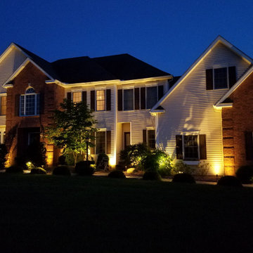 Landscape Lighting is a must have when your home looks like this