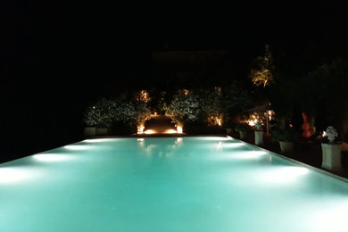 Iluminación piscina