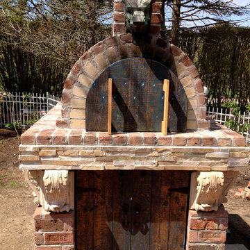 The Quiambao Family Wood Fired Brick Pizza Oven in New York