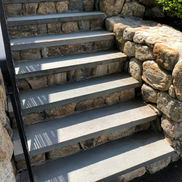 Natural Stone Retaining Wall