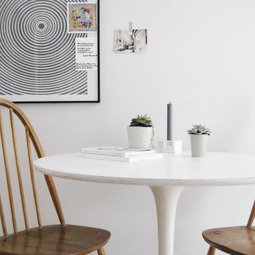 Fiberglass Tulip Table, Mad Men Collection by Barcelona Designs