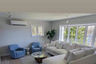 Living room - contemporary living room idea in Other