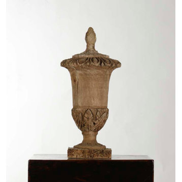 Wooden Finial Urn