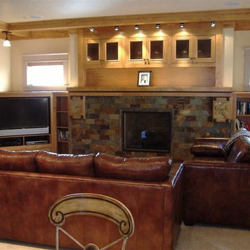 Family Room with fireplace, Bend, Oregon