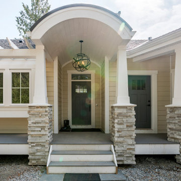 Siding Installation - James Hardie Lap Siding in Navajo Beige