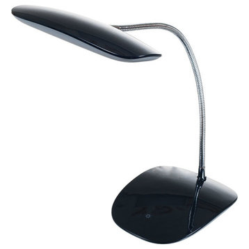 Northwest Touch Activated LED USB Desk Lamp, Black