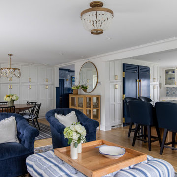 Elegant New England Nautical Kitchen