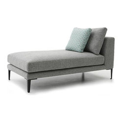 Lucas Chaise Lounge by DellaRobbia - Indoor Chaise Lounge Chairs