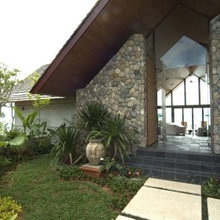 Outside