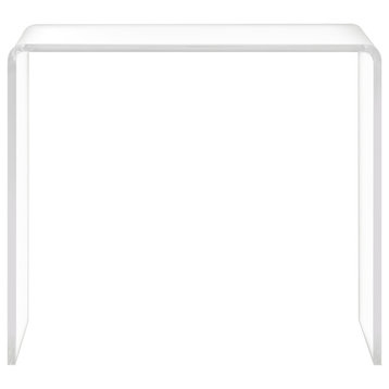 A La Carte Acrylic Desk/Vanity Small, Clear