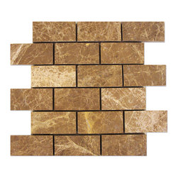 2x4 Emperador Light Mosaic - Home Accessories & Decor