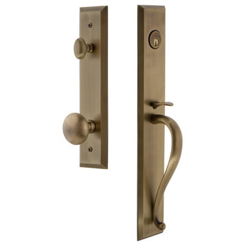 Fifth Avenue 1-Piece Dummy Handleset, S Grip and Fifth Avenue Knob, 849483