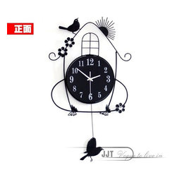 DIY Bird Swing the Creative Wall Sticker Clock - JT1302 - Wall Clocks