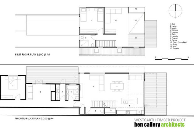 Contemporary Floor Plan by Ben Callery Architects