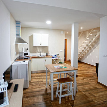 Interior de Vivienda Prefabricada con Hormigón en Badajoz