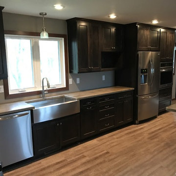 RIch Maple Cabinets mission style