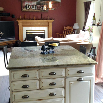 Traditional Cottage style with distressing
