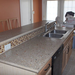 Indoor Concrete Countertops - Products