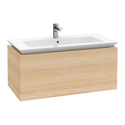 Legato Vanity Unit Graphite Oak - Bathroom Fixtures