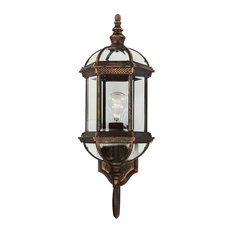 1 Light Coach Lantern, Black Copper