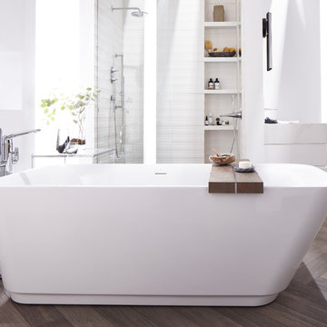 A CALIFORNIA INSPIRED MASTER BATH + SPA