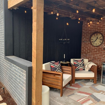 Garage to Outdoor Entertainment Space