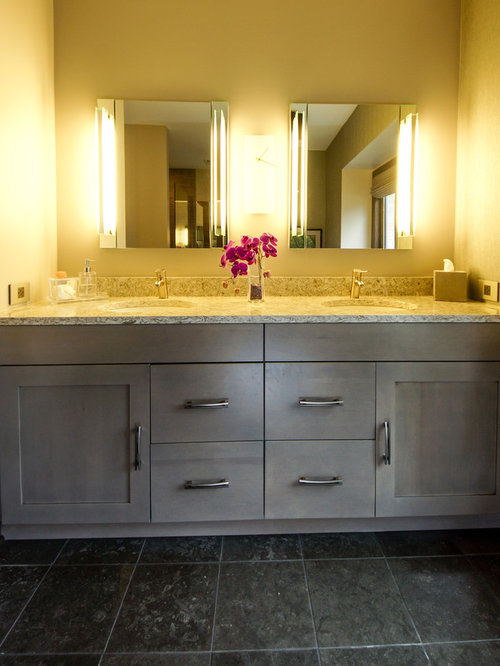 Bathroom Design Ideas, Renovations & Photos with Light Wood