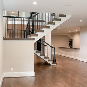 Project #89 | Contemporary Staircase with Rotunda Balcony