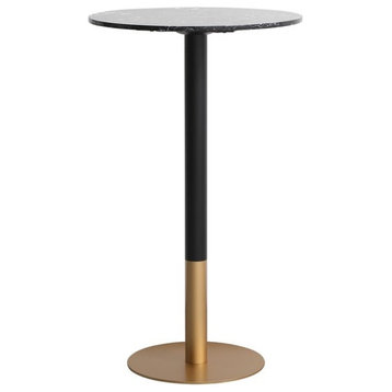 Elegant Decor Ronan Pub Table Black