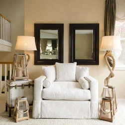 Elements Fine Home Furnishings Haley Fabric Standard Chair in Seashell - Products