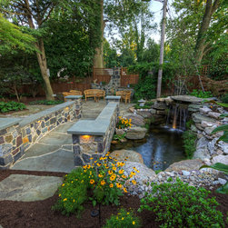 Pond & Waterfall Water Feature - Outdoor Fountains And Ponds