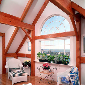 Ocean Front Post and Beam Bedroom