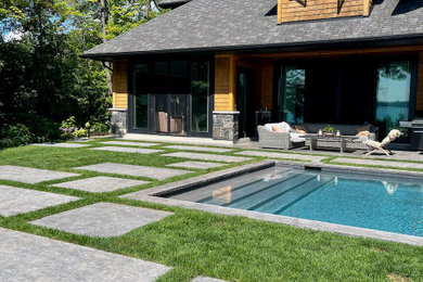 Example of a trendy pool design in Other